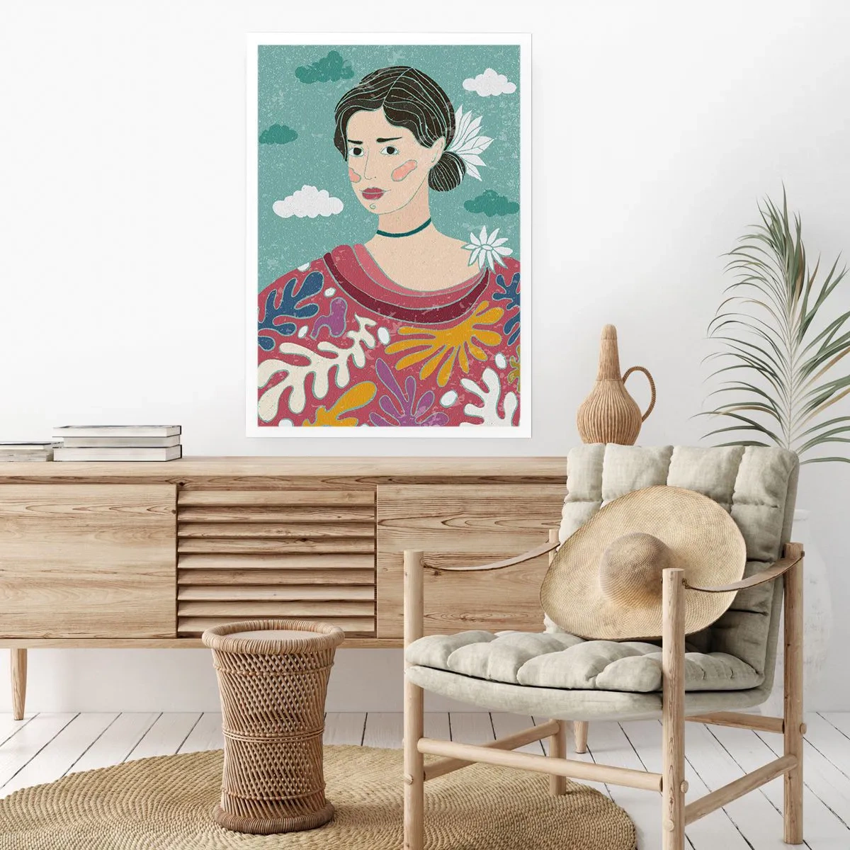 Poster - Mit Melancholie im Blick - 70x100 cm