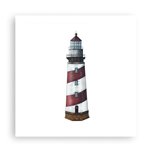 Poster - Immer auf der Hut - 50x50 cm