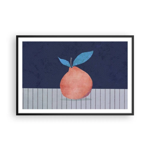 Poster in einem schwarzem Rahmen - Konvexität und Ebene - 91x61 cm