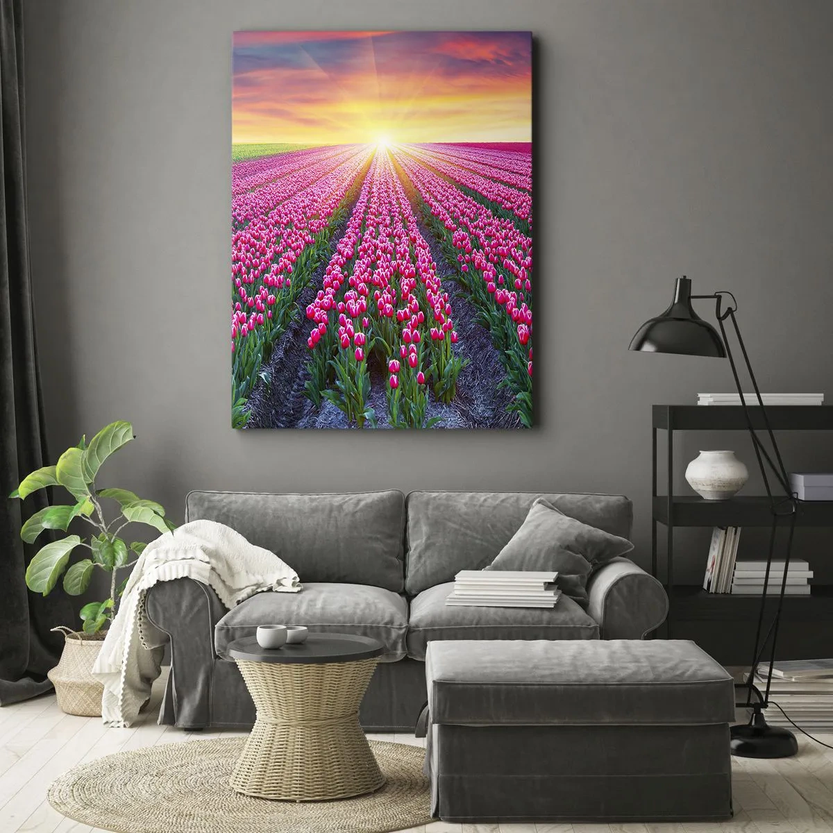 Bild auf Leinwand - Leinwandbild - Schönheitsfarm - 65x120 cm