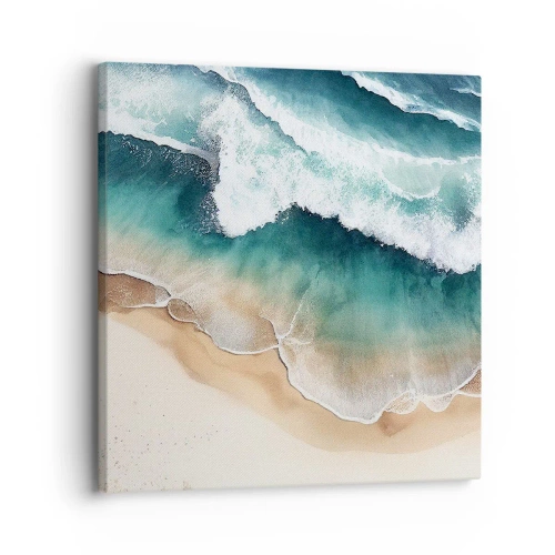 Bild auf Leinwand - Leinwandbild - Das ewige Treffen - 30x30 cm