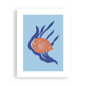 Poster - Bewohnerin von Korallengewässern - 30x40 cm