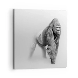 Bild auf Leinwand - Leinwandbild - Zuversichtlich in seiner Stärke - 60x60 cm