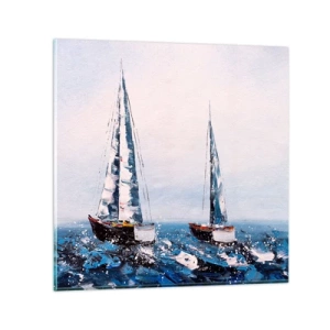 Glasbild - Bild auf glas - Bruderschaft des Windes - 70x70 cm