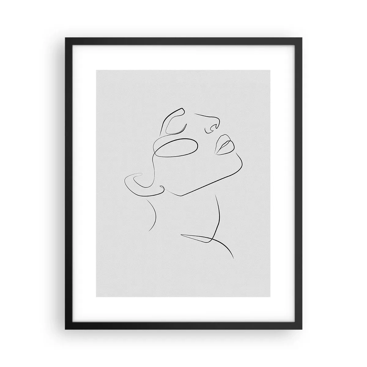 Poster in einem schwarzem Rahmen - Die Drehungen und Wendungen der Träume - 40x50 cm