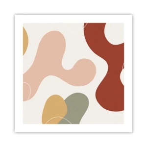 Poster - Kringel oder Schnörkel? - 50x50 cm