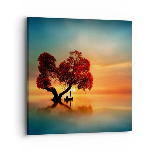 Bild auf Leinwand - Leinwandbild - Oddaysons und die Stille der Weltlosen - 30x30 cm