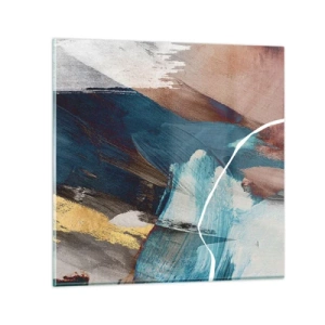 Glasbild - Bild auf glas - Großzügig und mit Energie - 50x50 cm