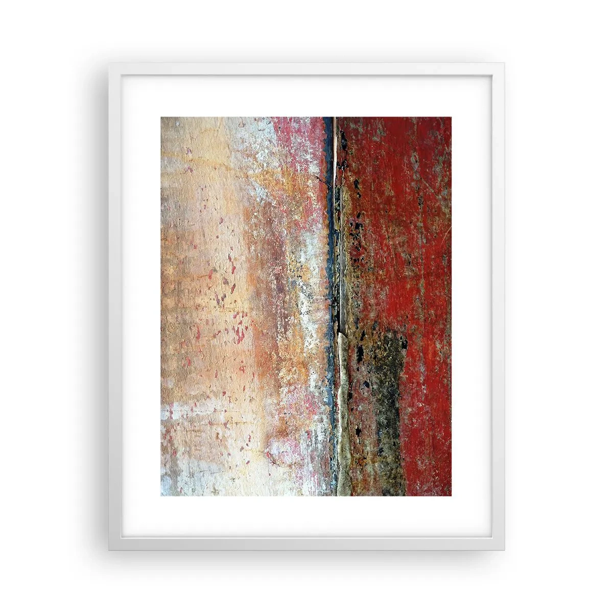 Poster in einem weißen Rahmen - Vielleicht liegt es am Meer - 40x50 cm