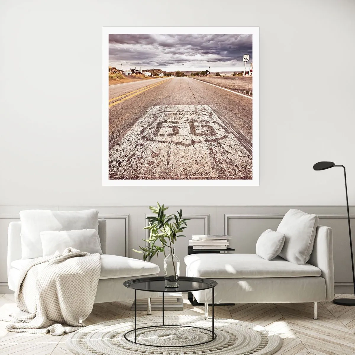 Poster - Mother Road - eine amerikanische Legende - 30x30 cm