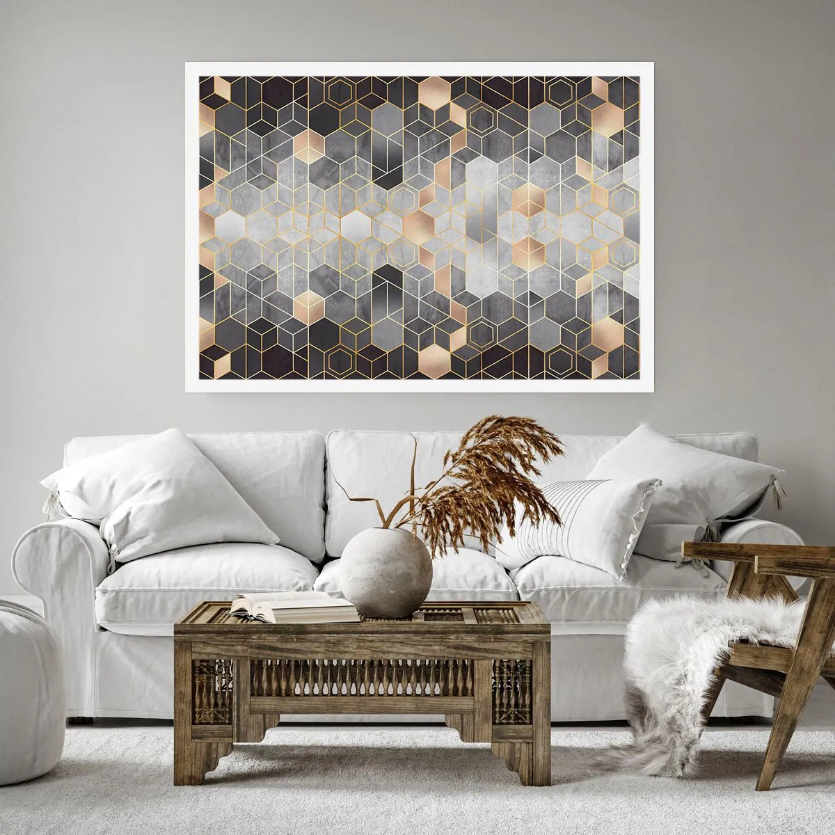 Poster - Diamant-Komposition - 50x40 cm