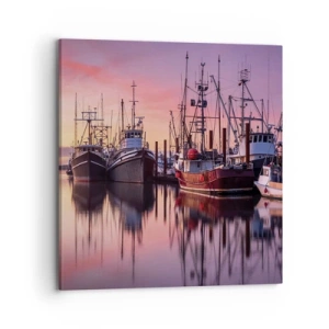 Bild auf Leinwand - Leinwandbild - Vor dem nächsten Tag - 70x70 cm