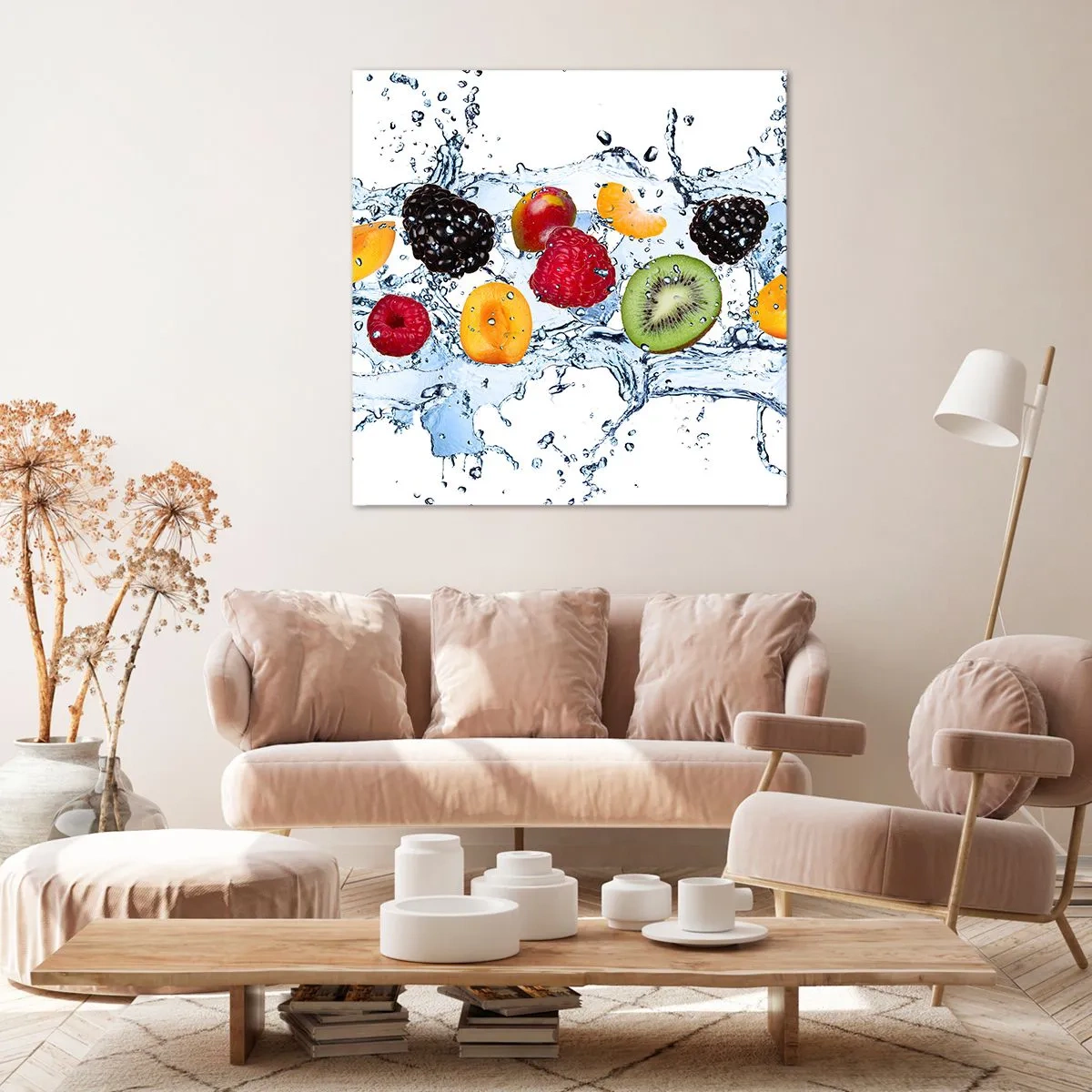 Bild auf Leinwand - Leinwandbild - Viel Spaß mit uns - 30x30 cm
