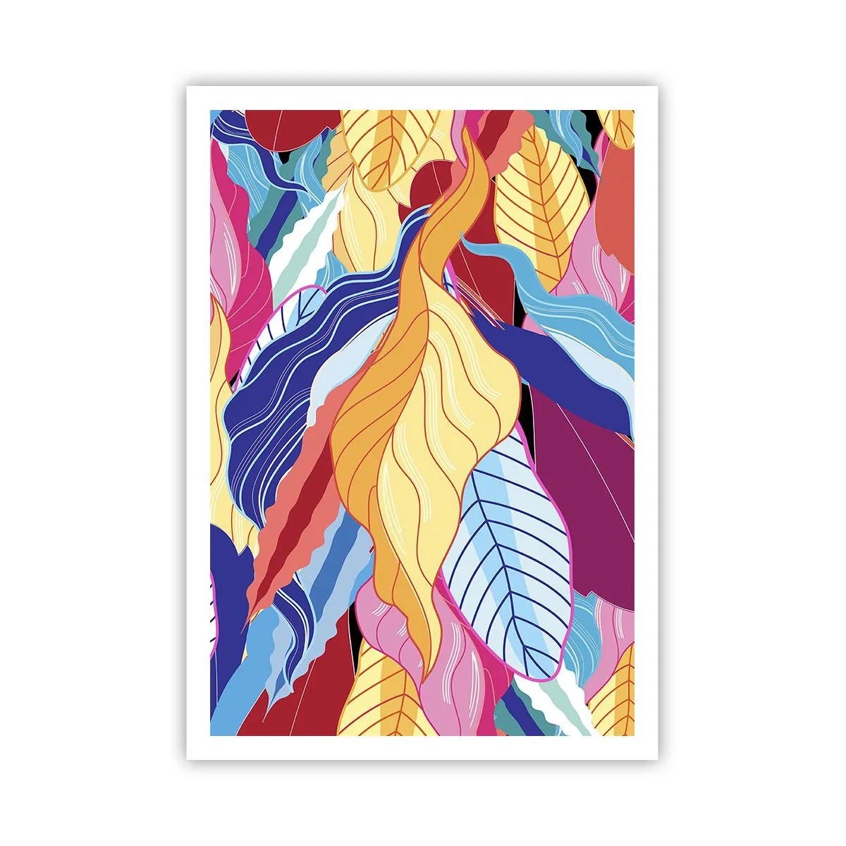 Poster - Buntes Durcheinander - 70x100 cm