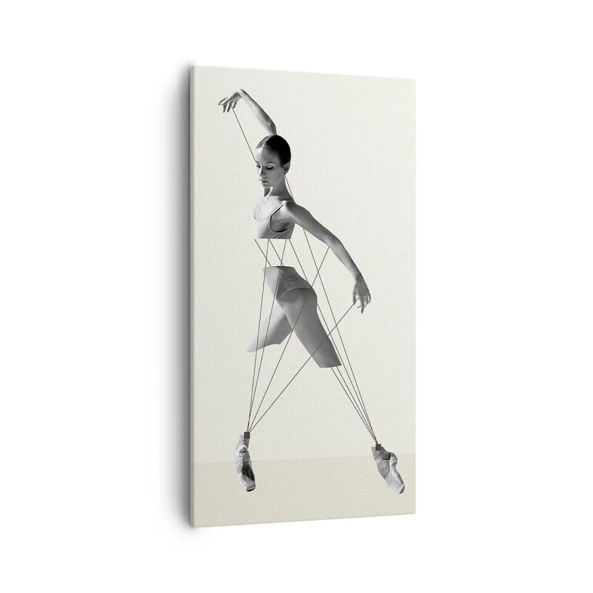 Bild auf Leinwand - Leinwandbild - Im Theater der Welt - 55x100 cm