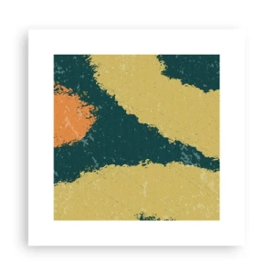 Poster - Abstraktion – langsame Bewegung - 30x30 cm
