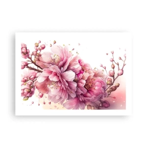 Poster - Kirschblütenblüte - 70x50 cm