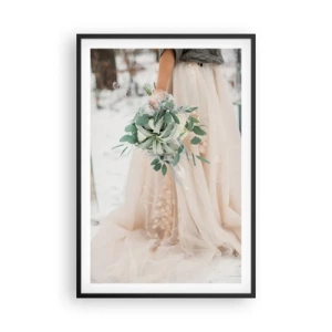 Poster in einem schwarzem Rahmen - Und sie lebten glücklich bis ans Ende - 61x91 cm