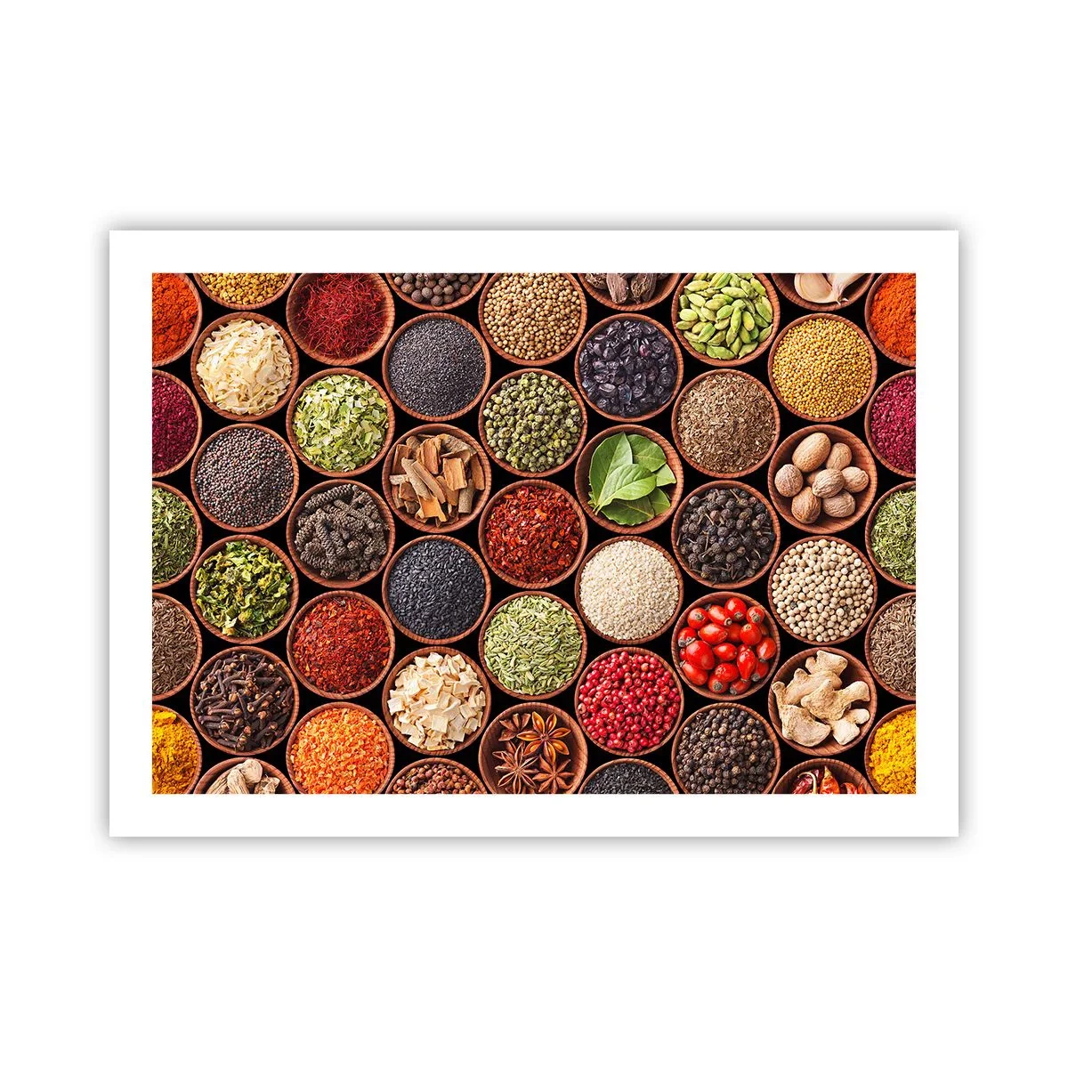 Poster - Alle Aromen der Welt - 70x50 cm