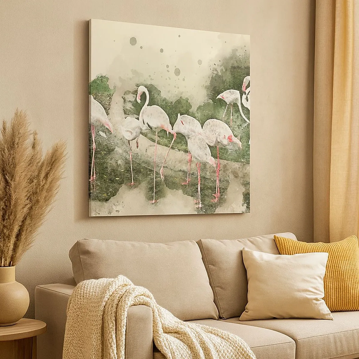 Bild auf Leinwand - Leinwandbild - Exotischer Traum - 30x30 cm