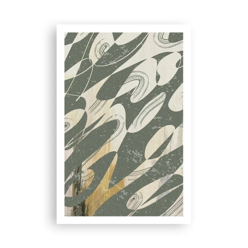 Poster - Rhythmische Abstraktion - 61x91 cm