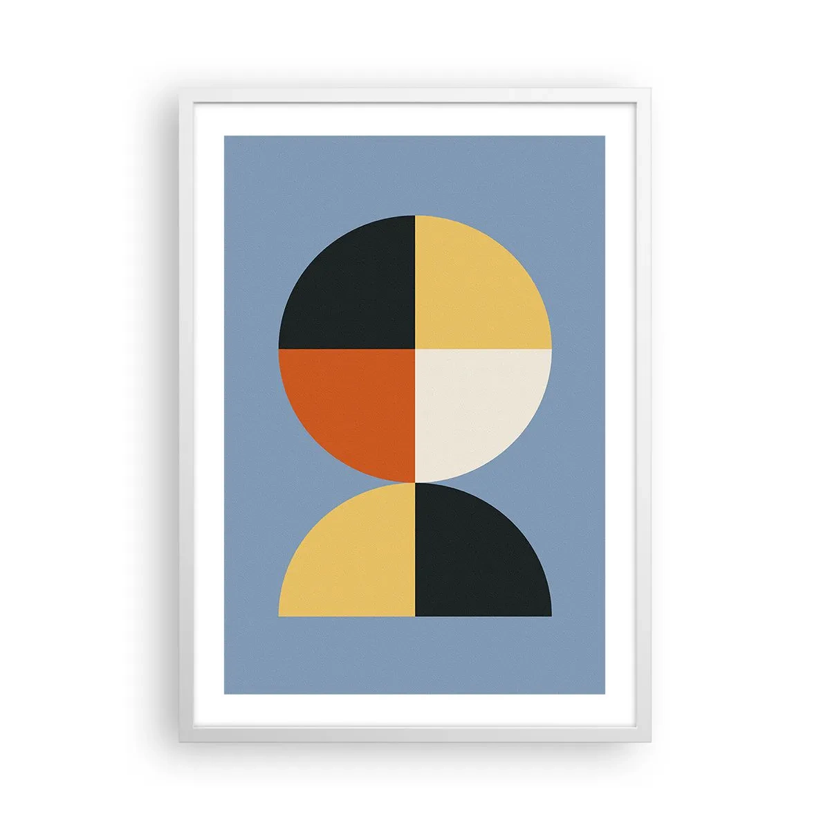 Poster in einem weißen Rahmen - Beobachte und zähle - 50x70 cm