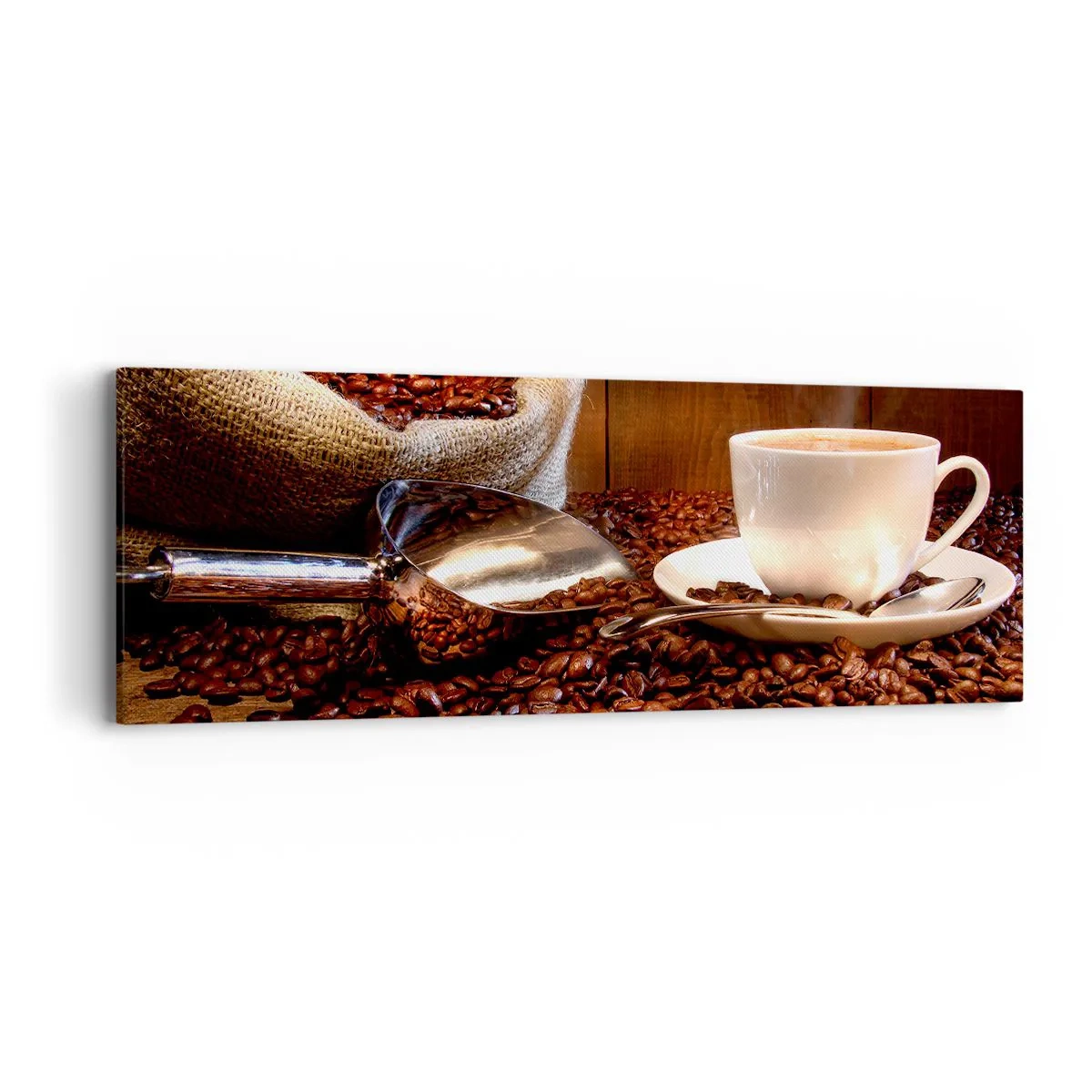 Bild auf Leinwand - Leinwandbild - Fühlst du diesen Geruch? - 90x30 cm