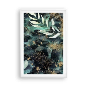 Poster in einem weißen Rahmen - Zaubergarten - 61x91 cm
