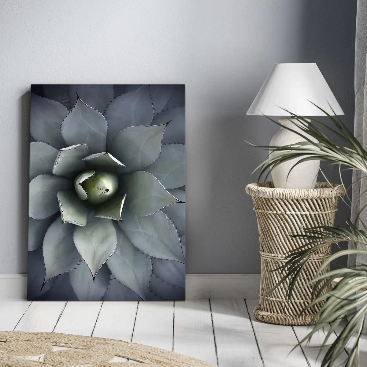 Bild auf Leinwand - Leinwandbild - Es lockt an und warnt - 45x80 cm