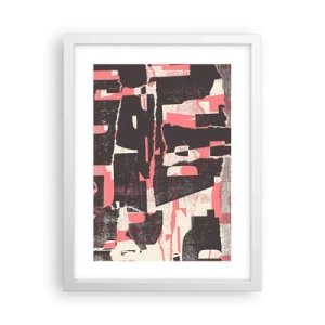 Poster in einem weißen Rahmen - All dieser Lärm - 30x40 cm