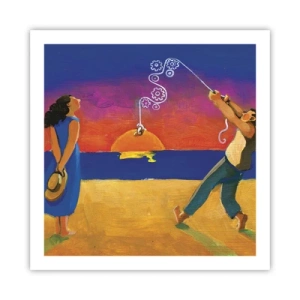 Poster - Mehr als ein Sternchen vom Himmel - 60x60 cm