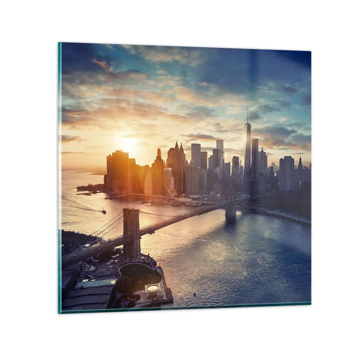 Glasbild - Bild auf glas - Westliches Kulturdenkmal - 30x30 cm