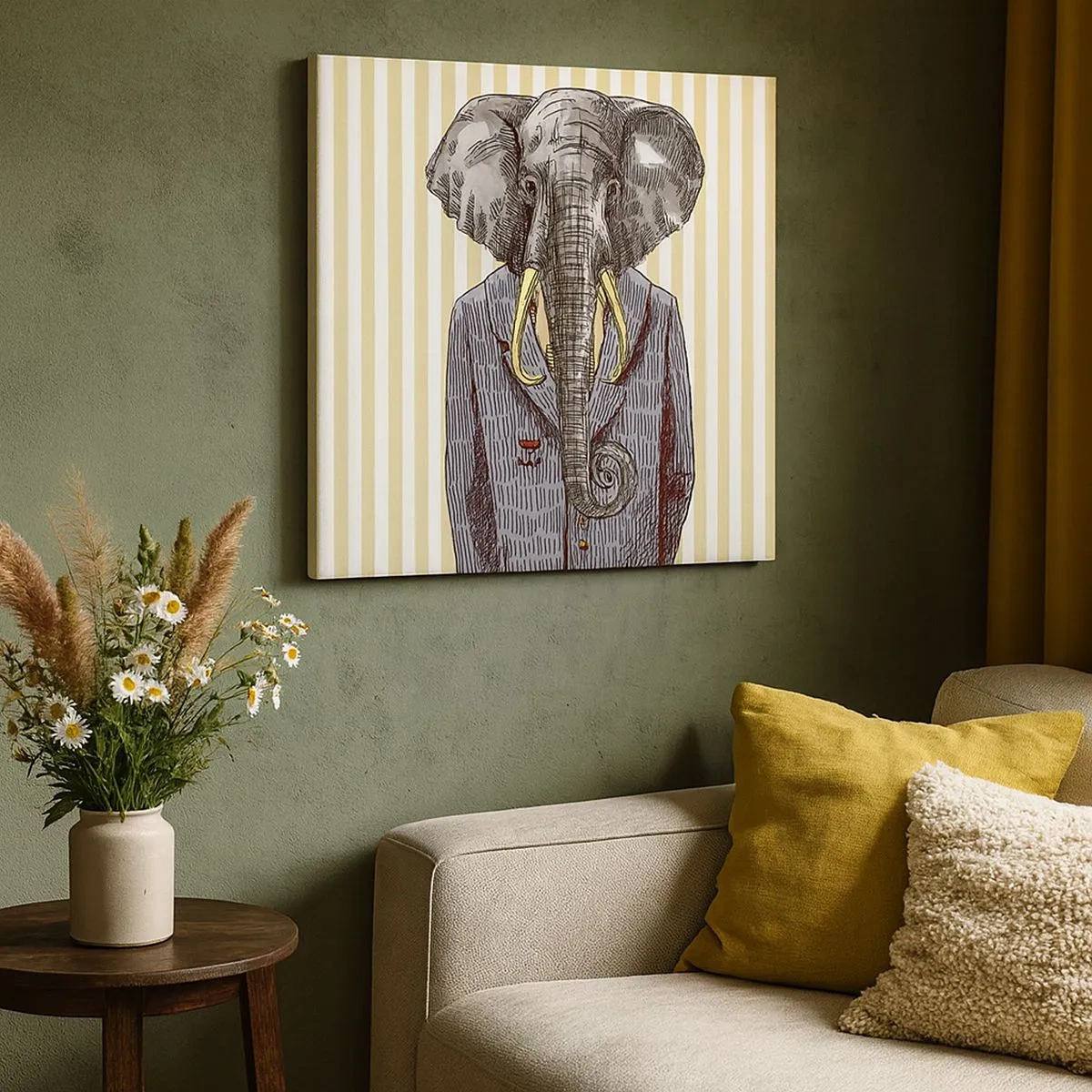 Bild auf Leinwand - Leinwandbild - Von Natur aus elegant - 30x30 cm