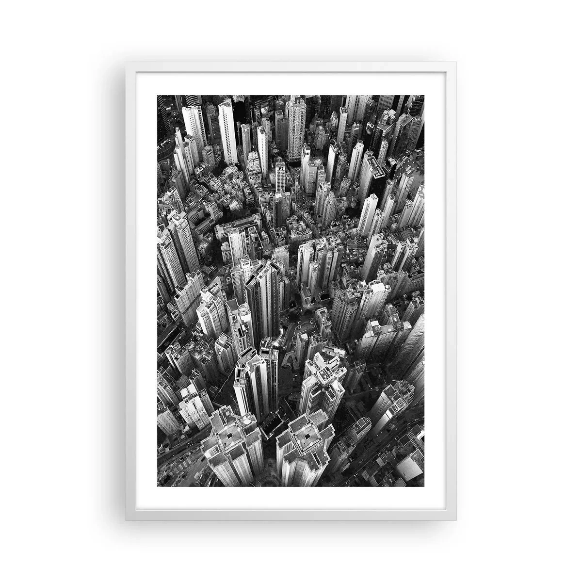 Poster in einem weißen Rahmen - Immer höher und höher - 50x70 cm