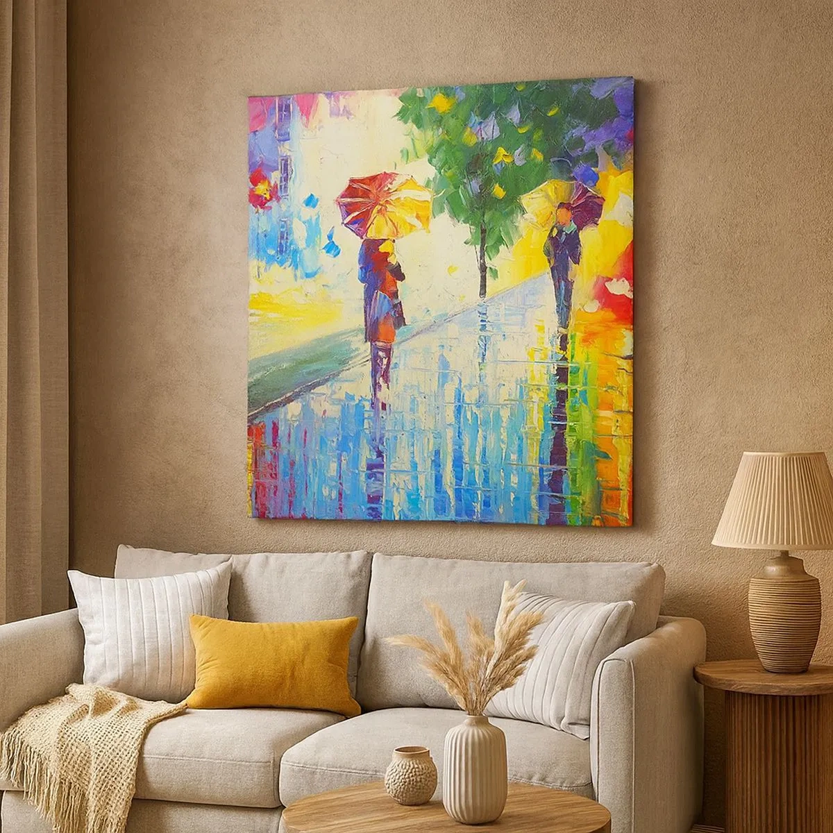 Bild auf Leinwand - Leinwandbild - Und alles klar - 30x30 cm