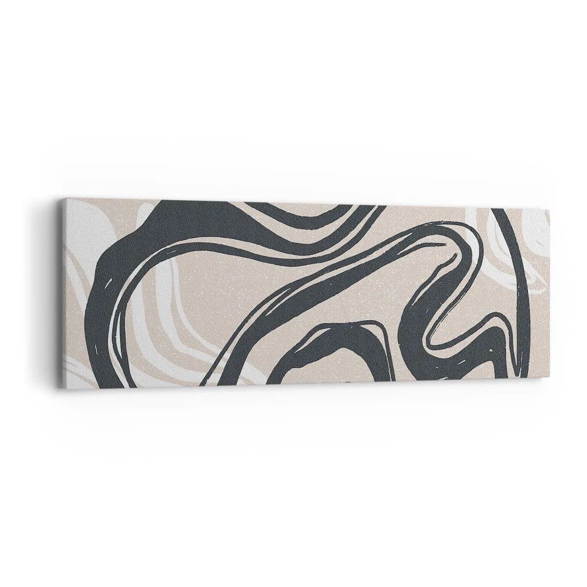 Bild auf Leinwand - Leinwandbild - Vervielfachter Ausdruck - 90x30 cm