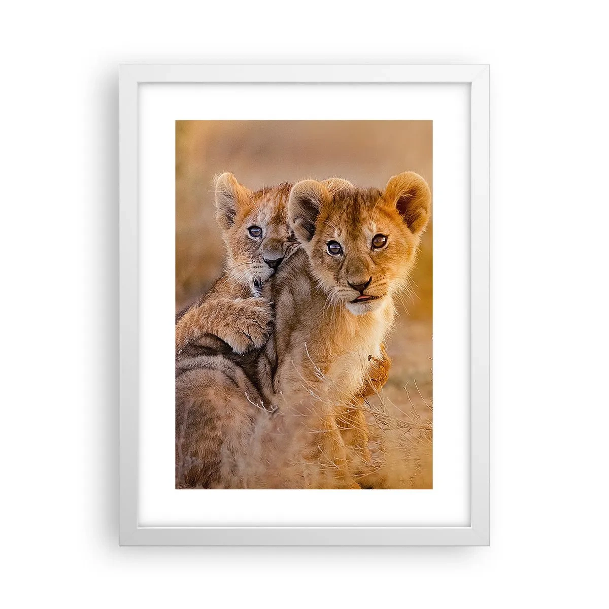 Poster in einem weißen Rahmen - Bitte nicht stören! Wir haben Spaß - 30x40 cm