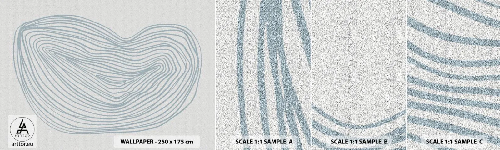 Fototapeten Muster Selbstklebend Deluxe Sticker - Das Lächeln der Wassertropfen - Minimalismus, Boho, Stück - 100x30 cm