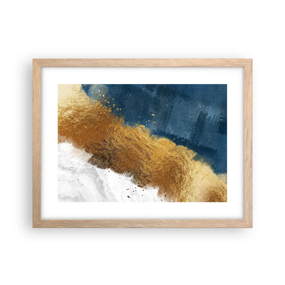 Poster in einem Rahmen aus heller Eiche - Farben des Sommers - 40x30 cm