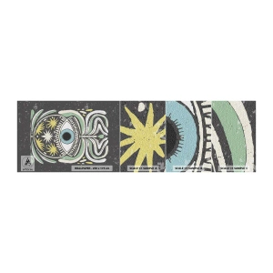 Fototapeten Muster Selbstklebend Deluxe Sticker - Stammesrituale - Boho, Auge, Pastell - 100x30 cm