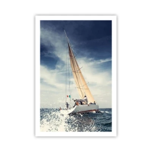 Poster - Sie werden uns nicht einholen! - 61x91 cm