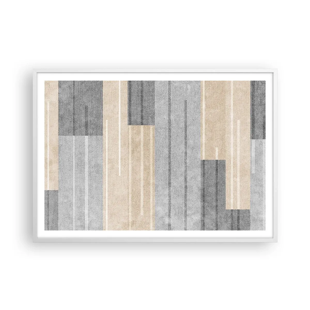 Poster in einem weißen Rahmen - Komposition: Vertikal halten - 100x70 cm