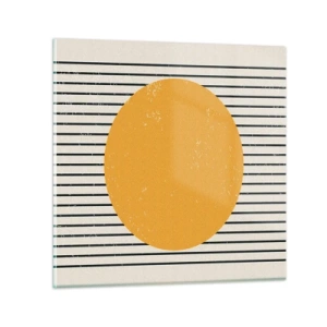 Glasbild - Bild auf glas - Die Kraft der Einfachheit - 30x30 cm