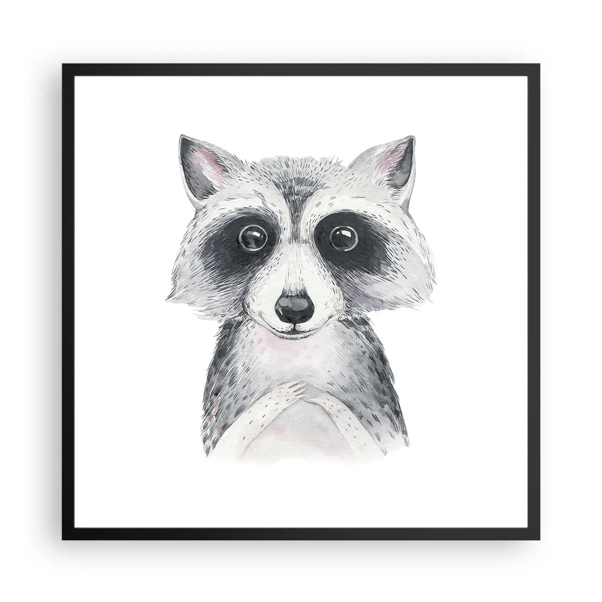 Poster in einem schwarzem Rahmen - Ein Moment zum Bewegen - 60x60 cm