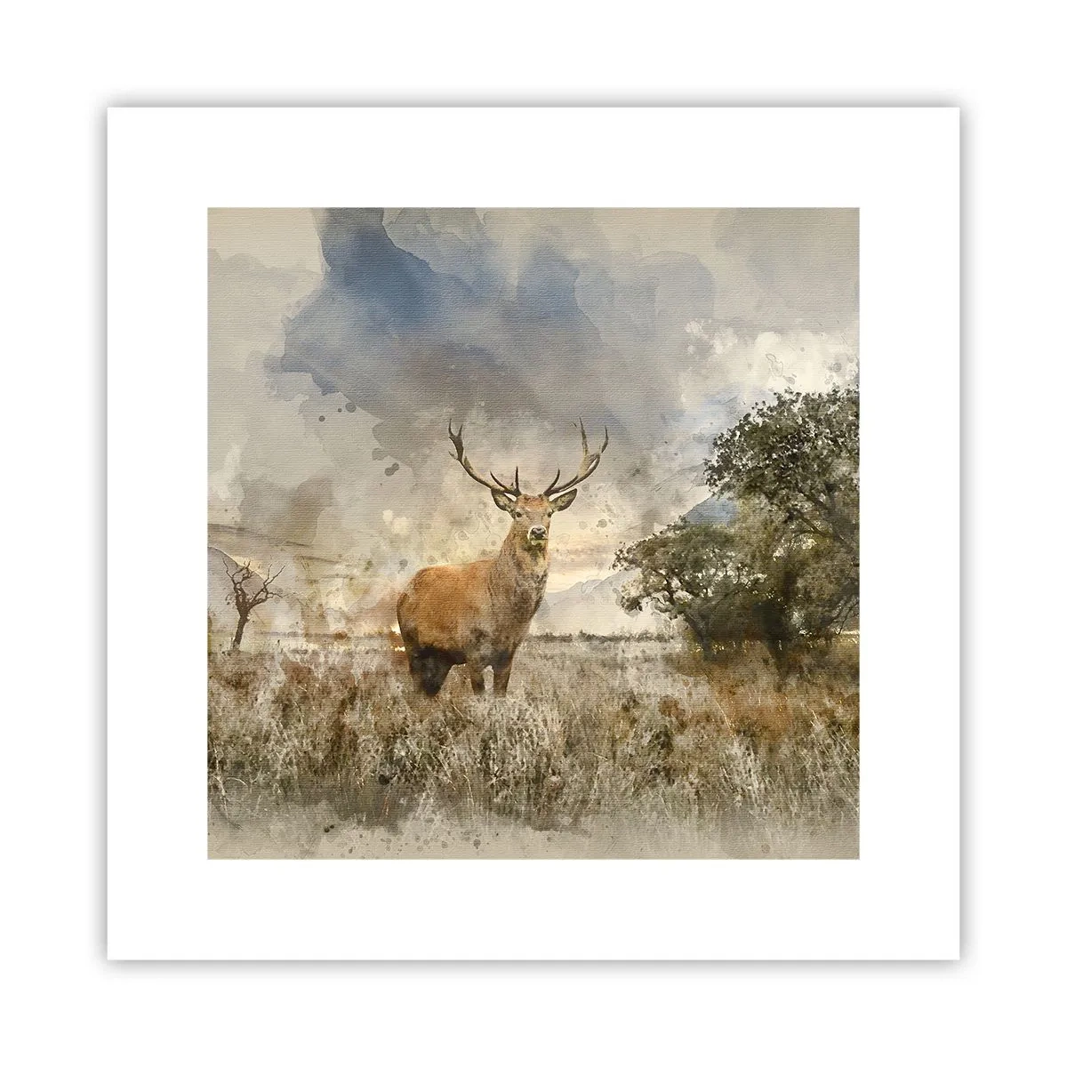 Poster - Würde – Stärke – Würde - 30x30 cm