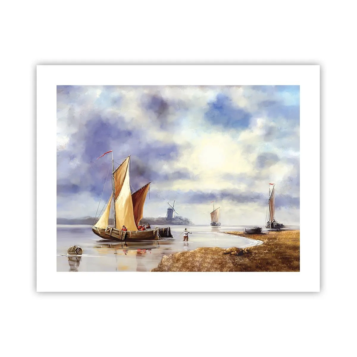Poster - Die Rückkehr der Seeleute - 50x40 cm
