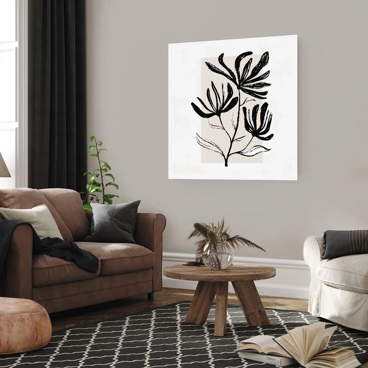 Poster - Skizze für das Herbarium - 60x60 cm