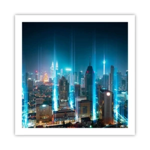 Poster - Auf Berliner Art gegen den Himmel - 60x60 cm