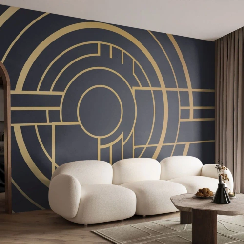Fototapete Standard Eco - Wendungen der Dinge - Abstraktion, Stück, Grafik - 350x256 cm