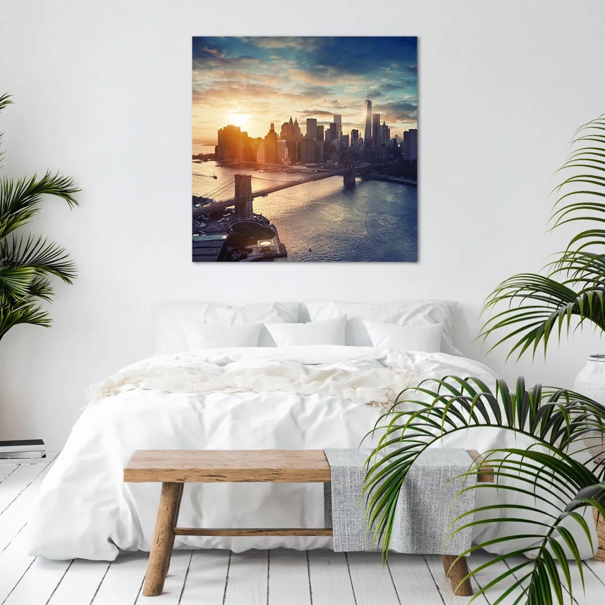 Bild auf Leinwand - Leinwandbild - Westliches Kulturdenkmal - 50x50 cm